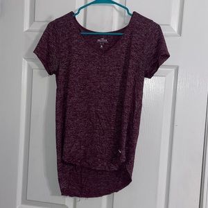 Hollister Burgundy Soft T-shirt Small